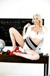 Blonde Hottie Alexis Fawx Poses Naked In The Classroom photos (Ricky Johnson)