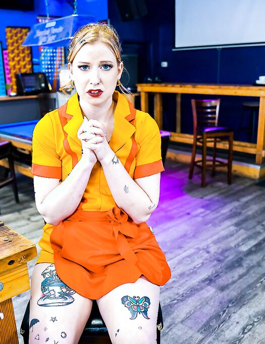 Inked Waitress Abby Mccoy Gets Fucked By Her Customer