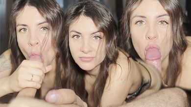 Avventure serali con un cazzo in bocca e una bocca piena di sperma.