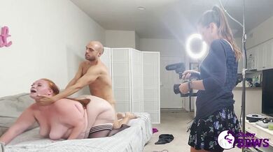 SluttyBBWs - Dietro le quinte con BBW Julie Ginger