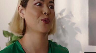 Brunette Butthole Banged All The Way With Natalie Mars