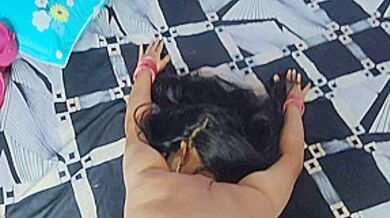 Priya Bhabi - Desi Indian Big Ass Fucked By Neighbour Stepbrother In Bedroom While Room Cleaning