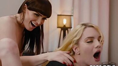 Fucks A Hot Blonde Girl With Natalie Mars