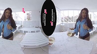 Virtual Reality - Vr - Big Ass Black Shemale