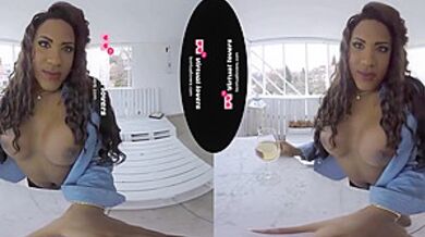 Virtual Reality - Vr - Big Ass Black Shemale