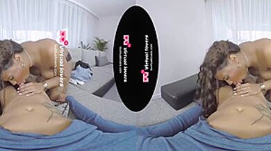 Virtual Reality - Vr - Big Ass Black Shemale