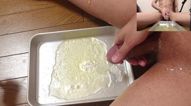 中出しの快感を疑似体験する尿道ゼリーオナニー　HENTAI　ゲイ