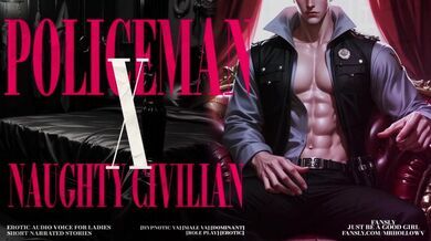 Mani sul cappuccio, gambe aperte: poliziotto muscoloso ti scopa duro per eccessiva cattiveria