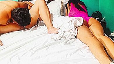 I Suck The Mature Grannys Pussy While My Stepsister Is Standing Next To Me, Then She Ends Up Joining