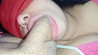 Surprise Creampie For A Blindfolded, Cum-hungry Slut
