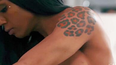 Lei Lani In Inked-up Takes A Deepthroat Blowjob