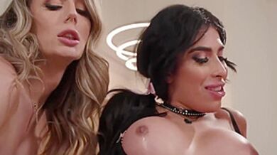 Three Shemales Anal Topping Each Other