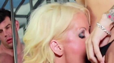 Busty Dp Fucking Between The Bars