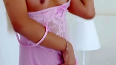 Asian Shemale Plays With That Big Dick