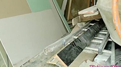 Luana Costa - Ts Bombshell Gets Railed By Construction Workers Till She