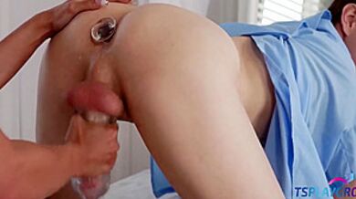 Sage Roux And Brittney Kade In Hot Shemale Nurse Anal Therapy 6 Min