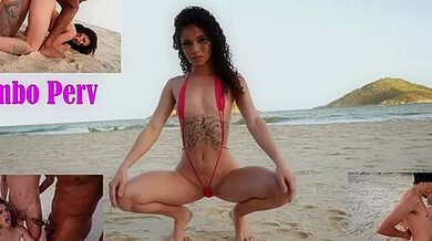 Daped-In-Public #7 : Exotic Brazilian Beauty, Bruna Santos Fucked