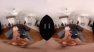 I Love Candy On Halloween!; Busty Blonde Pornstar Blowjob And Sex