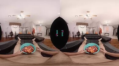 I Love Candy On Halloween!; Busty Blonde Pornstar Blowjob And Sex