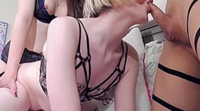 Ella Hollywood, Jenna Creed And Korra Del Rio - Shemale 3way 65 Min