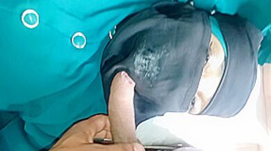 Beautiful Muslim Girl Loves Blowjob