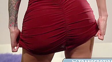 Foxxy Sensually Plays With Her Dark Asshole 10 Min - Ts Foxxy