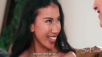 Ameena Green And Zariah Aura - Posturing Poon Over The Moon 6 Min