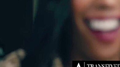 Horny Sneaks Her Big Cock Inside Boss Destiny Miras Pussy! Office Creampie 15 Min