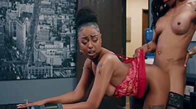 Ill Just Replace Boss Canceled Dick Appointment With My Own 8 Min With Leilani Li And Destiny Mira