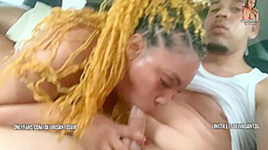 Gets Creampied In The Car