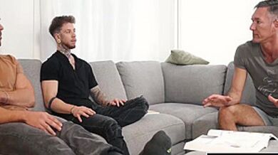 Stepsons Atlas And Having A Threesome With Their And They Take Turns Fucking Atlas Boy Pussy 8 Min - Silver Steele, Alex Ander And Pussy Boy