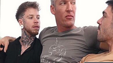 Stepsons Atlas And Having A Threesome With Their And They Take Turns Fucking Atlas Boy Pussy 8 Min - Silver Steele, Alex Ander And Pussy Boy