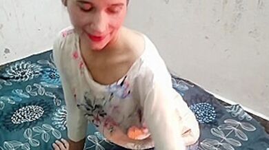 Bhabhi Ko Bur Chod Kar Paani Nikal Kar Pee Gya