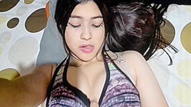 Naughty College Girl Moans While Touching Her Pussy