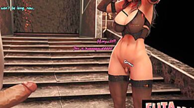 Hothy Big Tittied Babe Gets To Ride The Cock Of Her Goddess