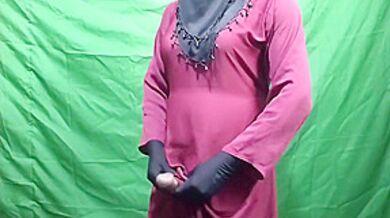 Masturbating While Wearing Neighbors Clothes