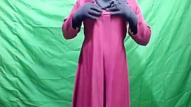 Masturbating While Wearing Neighbors Clothes