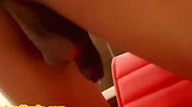 Inserts Butt Sex Beads And Jerks Off