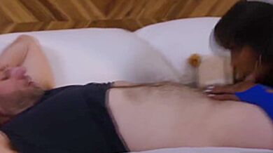 Big-breasted Ebony Wants To Taste New Stepbrother In Law - Große Titten And Leilani Li