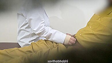 Doctor Jerking Patient Dick In Clinic