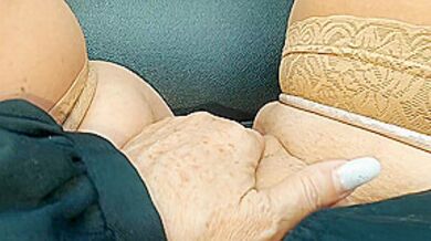 Horny Blonde - Sexy Milf Wants To Be Fucked In The Car In The Morning In Public On The Way To Work