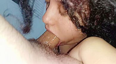 Rolling Her Perverted Throat On A Hard Cock, Slut Loves To Fuck Her Throat