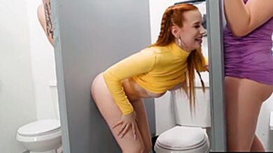 Railed By Two Shemale Coworkers