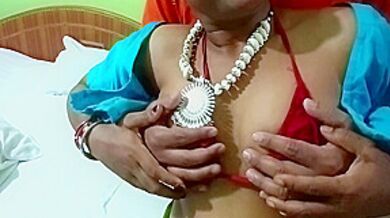 Educated Indian Bhabhi Hot Romance Hard Boob Pressing By Stepbrother In Law While Doing Office Work - Alisha