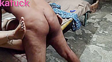 Rustic Stepsister-in-law Left With Oil