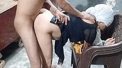 Seeing The Lonely Desi Stepsister-in-law In The House, The Boy The Stepsister-in-law Vigorously