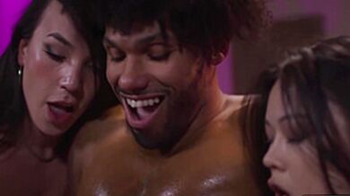 Massage Shop Owner Fucked By Ts Masseuse