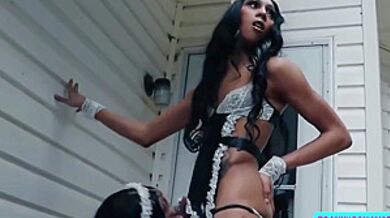 Ebony Trans Maids Blowjob