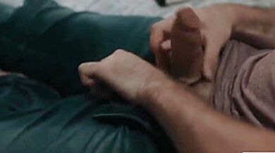 Lovely Shemale Gives Horny Friend Extra Hand