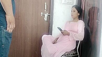 College Girl Called Her Boyfriend To The Room